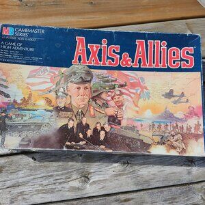 1987 MB Axis & Allies WWII Gamemaster Series Board Game 1942